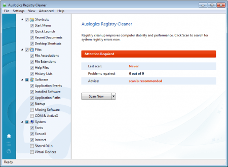 Auslogics Registry Cleaner ������������